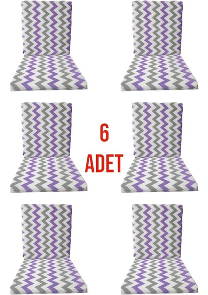 Sandalye Minderi Takımı 6 Adet