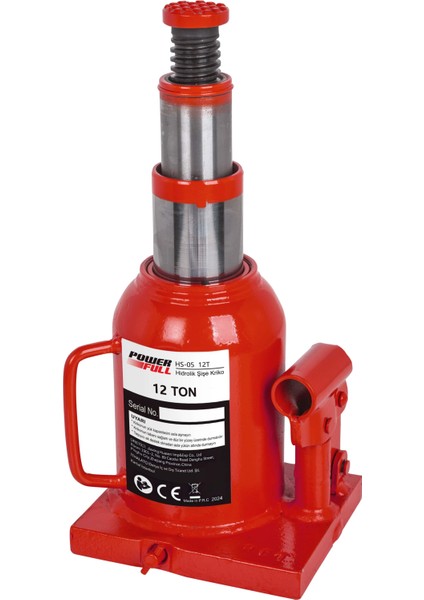 12 Ton Çift Kademeli Hidrolik Şişe Kriko