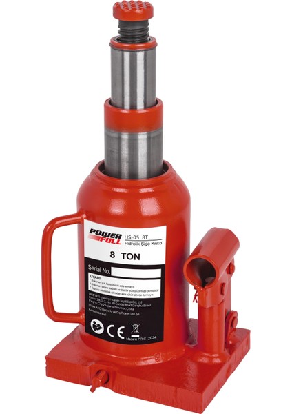 8 Ton Çift Kademeli Hidrolik Şişe Kriko