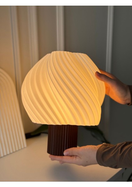 3D Dekoratif Modern Tasarımlı Şık ve Zarif Sahra Yıldızı Krema Abajur Aydınlatma modelleri