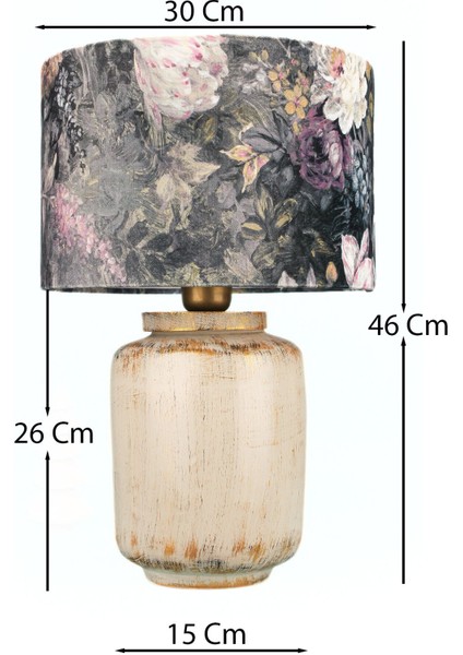 Noctavia Handmade Dekoratif Seramik Abajur fiyatları