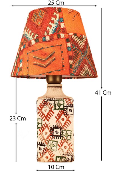 Serina Handmade Dekoratif Seramik Abajur fiyatları