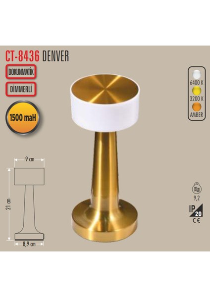 Dokunmatik Masa Lambası