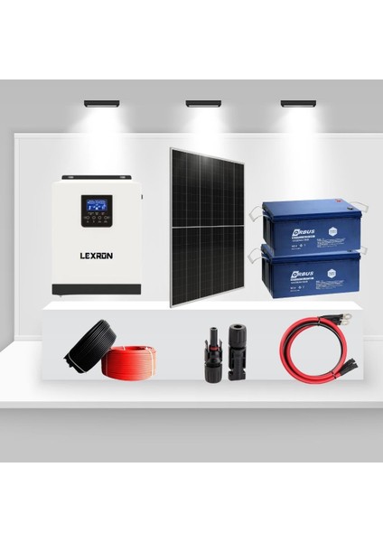 Bağ Evi Için 3kw Monokristal Solar Enerji Paketi – Gelişmiş Seri 3000