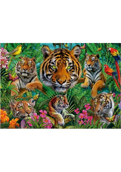 500 Parça Kaplan Ormanı Puzzle - 19902 - Tiger Jungle fiyatları