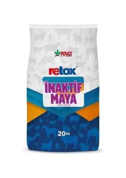 Retox Inaktif Maya-Toksın Bağlayıcı Yem Katkı Maddesi 20 kg Kraft