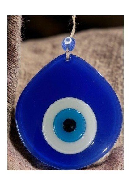 Mavi Nazar Boncuklu Mavi Renk Nazar Boncuklu Damla Desen El Yapımı Duvar Süsü fiyatları