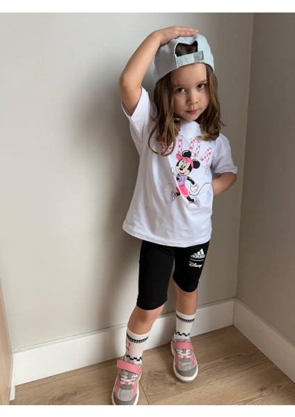 "disney Minnie Mouse" Baskılı Kız Çocuk Takımı (Siyah Tayt) fiyatları