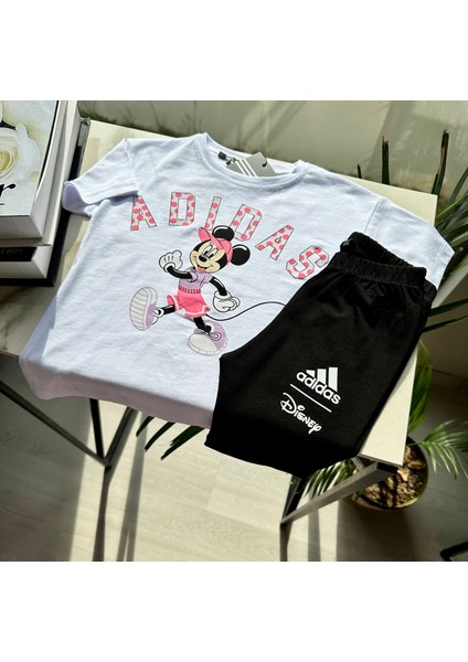 "disney Minnie Mouse" Baskılı Kız Çocuk Takımı (Siyah Tayt) fırsatları