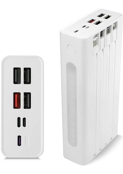 30.000 Mah Pd 22,5W Dahili Kablolu Powerbank