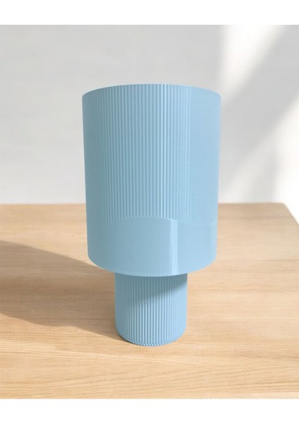 Açık Mavi Objeo 3D Özel Tasarım Dekoratif Çocuk Odası Abajur indirimleri