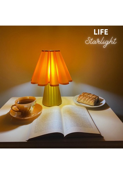 Life Starlight Modern Tasarımlı Şık Abajur Gold fiyatları