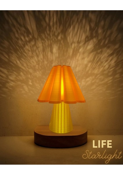Life Starlight Modern Tasarımlı Şık Abajur Gold fırsatları