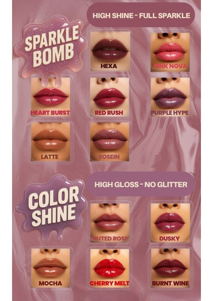 Dudak Parlatıcısı - Purple Hype Lip Gloss Nemlendirici ve Dolgunlaştırıcı