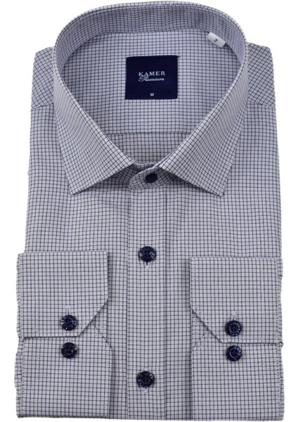 Erkek Klasik Piti Kare Uzun Kol Gömlek 3759 BGL-ST04398 modelleri