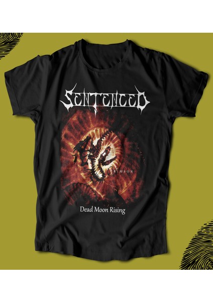 'sentenced – Dead Moon Rising‘ Baskılı 'regular-Fit' Unisex Tişört