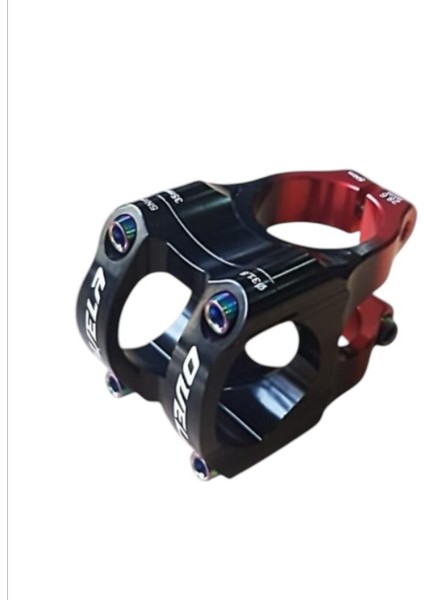 Bisiklet Gidon Boğazı 31.8mm Siyah-Kırmızı