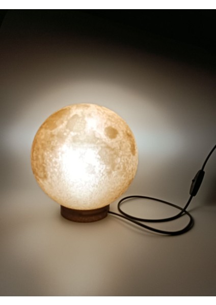 Tasarım Ay Gece Lambası Abajur