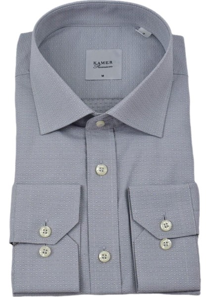 Erkek Klasik Armürlü Uzun Kol Gömlek 3511 BGL-ST04404