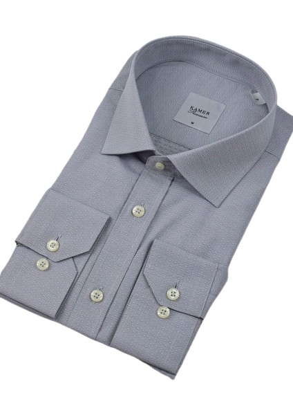 Erkek Klasik Armürlü Uzun Kol Gömlek 3511 BGL-ST04404 fiyatları