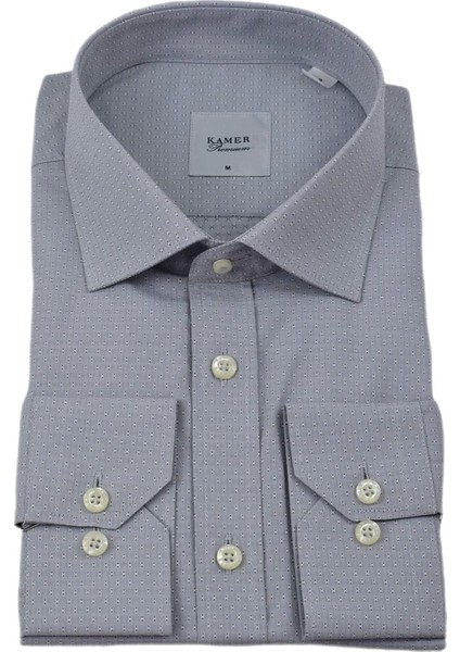 Erkek Klasik Armürlü Uzun Kol Gömlek 3511 BGL-ST04404 modelleri