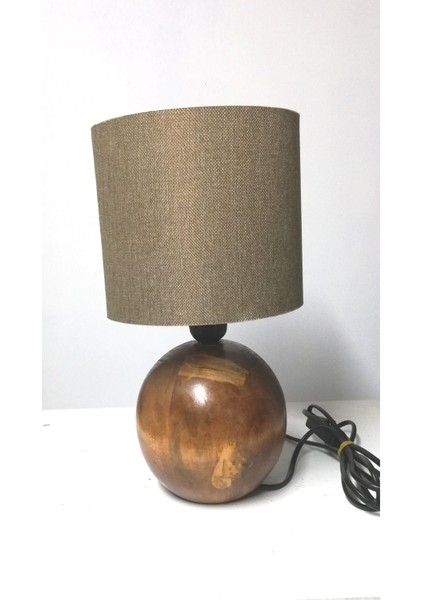 Ahşap Ayaklı Abajur Başlık 25 cm fiyatları