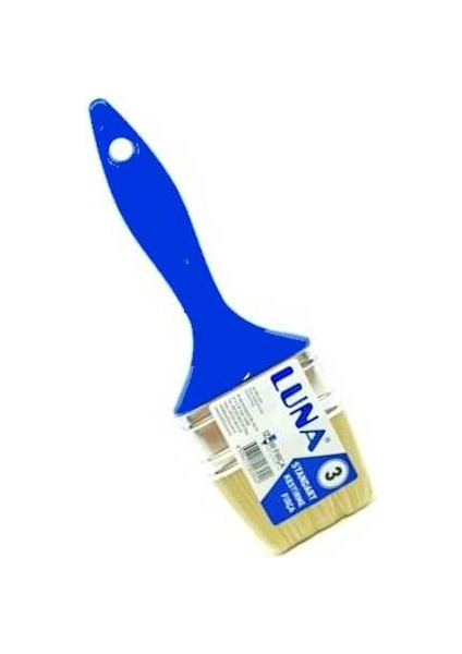 Izmir Fırça Luna Standart Kestirme No:3 (7cm) Koli 12 Adet