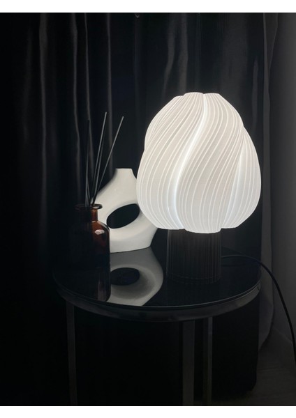 Cream Abajur E27 Ampul Hediyeli fırsatları