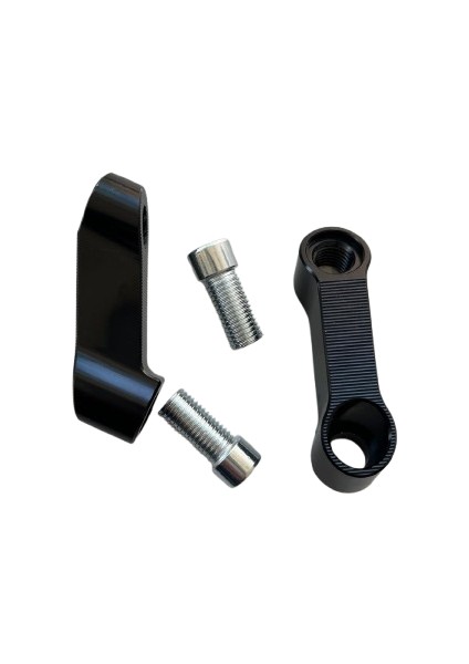 Üniversal Ayna Uzatma Genişletme Aparatı Siyah 10MM Düz Diş Pcx