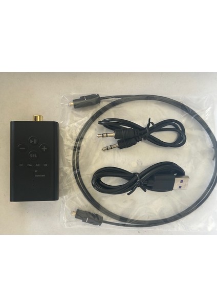 Bluetooth Ses Kartı Bluetooth Optik Ses Çevirici USB Ses Kartı R30