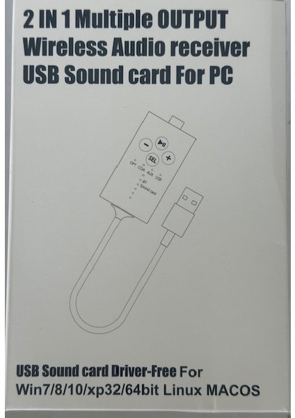 Bluetooth Ses Kartı Bluetooth Optik Ses Çevirici USB Ses Kartı R30