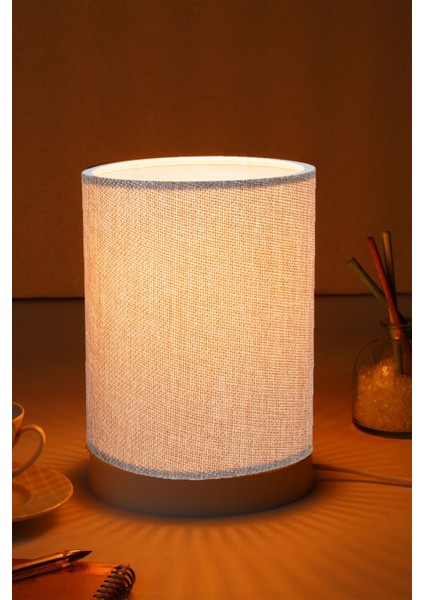 Bej Abajur Yatak Odası Salon Modern Dekoratif Masa Lambası fiyatları