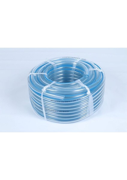 Süt Sağma Makinası Tekli Şeffaf Süt Hortumu (16 X 26 Mm ) (50 Metre)
