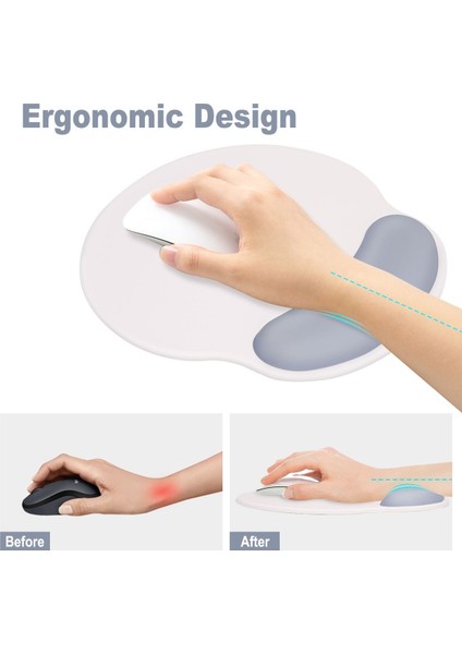 Damla, You Can, Yazılı Mouse Pad, Konforlu Bilek Destekli Mousepad, Ergonomik Bilgisayar Faresi Pedi fırsatları