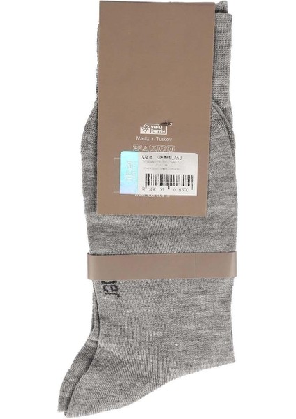 Erkek Bambu Likralı Uzun Çorap 5500 - 6 Adet