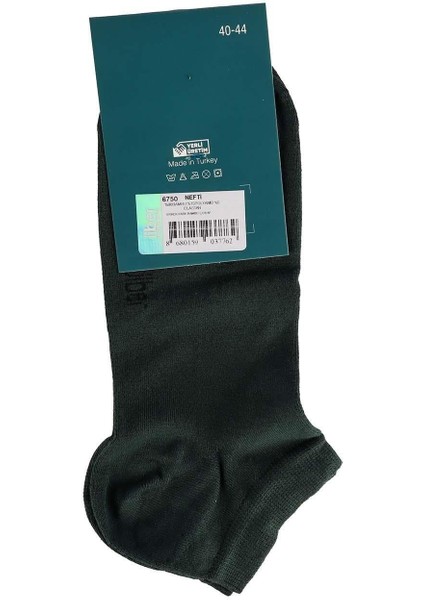 Erkek Bambu Patik Likralı Çorap 6750 - 6 Adet