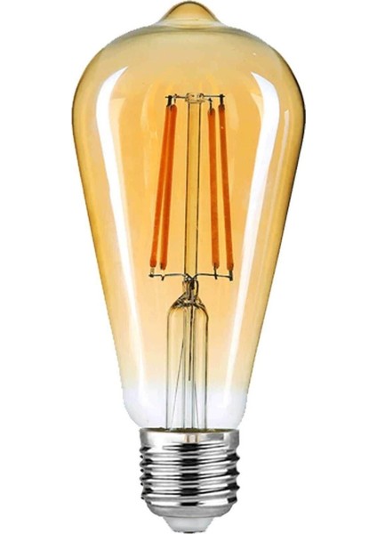 Abajur Rustik Ampul Lamba 4 Watt Sarı