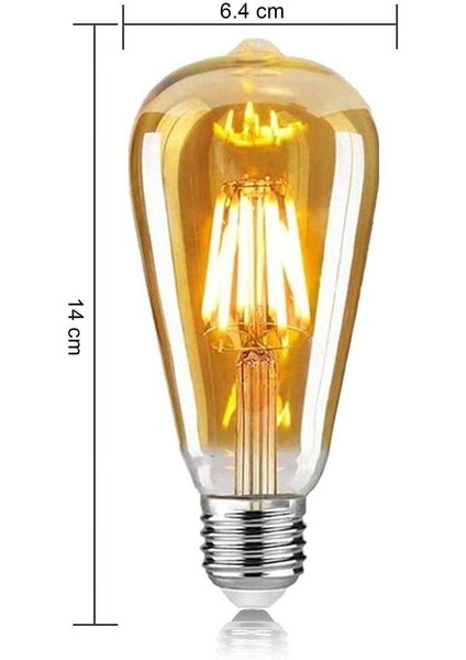 Abajur Rustik Ampul Lamba 4 Watt Sarı fiyatları