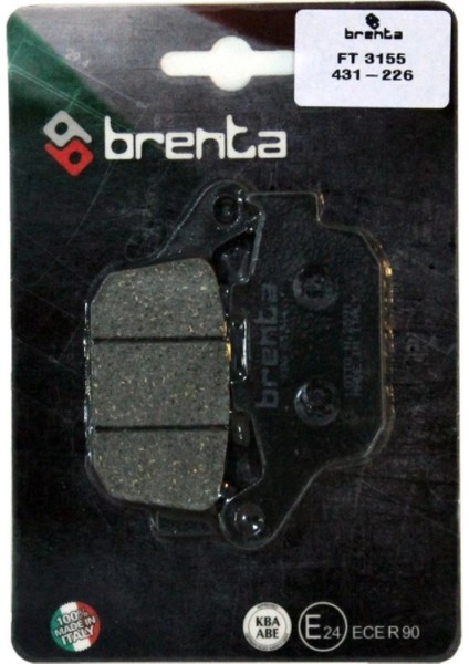 Honda Nc Xae 750cc 14-19 Arka Fren Balatası Brenta Organik