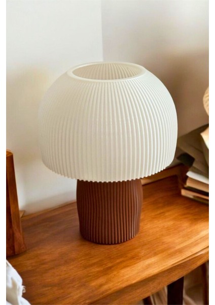 Mantar Gece Lambası, Mantar Abajur, Modern Abajur, 3D LED Lamba, Ev ve Ofis Dekorasyon