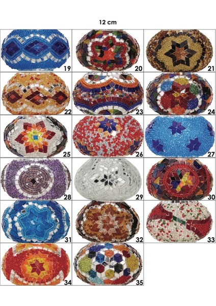 Mozaik Masaüstü Komodin Masa Lambası Türk ve Fas Hediyelik Abajur Gece Lambası (Açıklamayı Okuyunuz modelleri