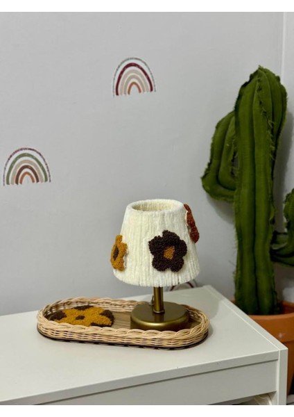 Punch Kadife Set Masa Lambası-Rattan Düzenleyici Sepet-Bardak Altı fiyatları