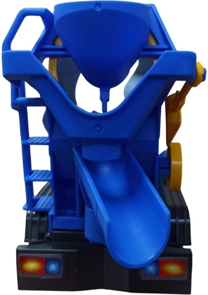 1:16 Pilli Işıklı Beton Mikseri Kamyon