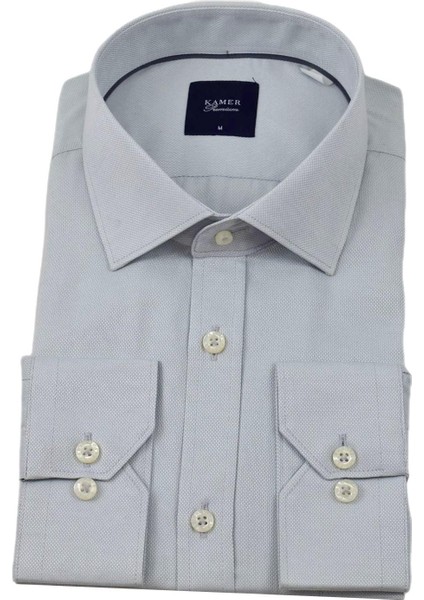 Erkek Klasik Armürlü Uzun Kol Gömlek 33704 BGL-ST04394 fiyatları