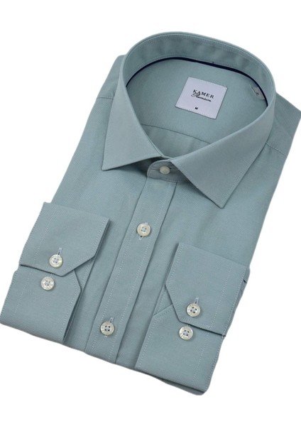 Erkek Klasik Armürlü Uzun Kol Gömlek 33704 BGL-ST04394 modelleri