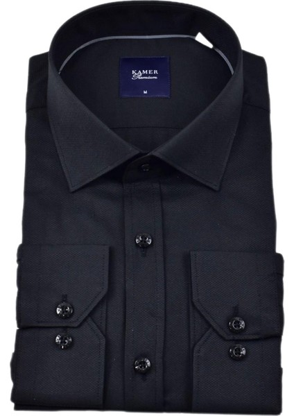 Erkek Klasik Armürlü Uzun Kol Gömlek 33704 BGL-ST04394