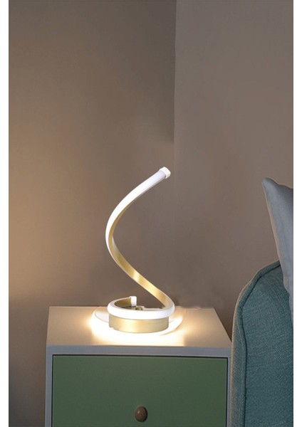 Londra Modern Tasarım Dizayn Kablolu Eskitme Renk Gün Işığı Ledli LED Abajur