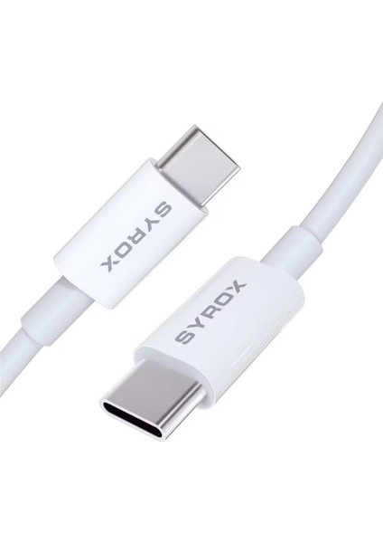 Huawei Mate 30 Yerli Üretim C146 60W Örgü Type-C Type-C Şarj Data Kablosu