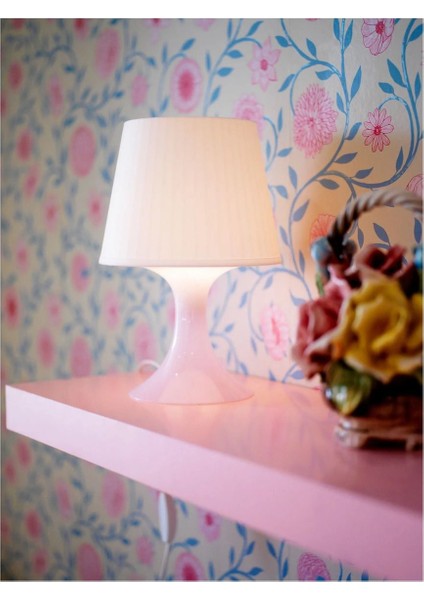 Lampan Abajur Mantar Abajur Beyaz 29 cm