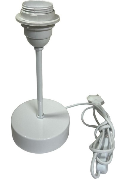 Modern Beyaz Metal Abajur Ayağı Masa Lambası Aydınlatma modelleri